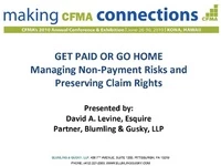 Get Paid or Go Home: Managing Non-Payment Risks and Preserving Claim Rights icon