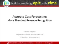 Accurate Project Cost Forecasting: More Than Just Revenue Recognition icon