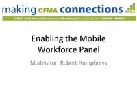 Enabling the Mobile Workforce Panel icon