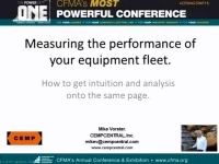 Measuring the Performance of Your Equipment Fleet icon