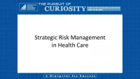 Strategic Risk Management in Health Care icon