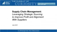 Behind, but Catching Up: Leveraging Supply Chain Best Practice in Construction icon
