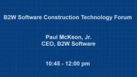 B2W Software Construction Technology Forum icon
