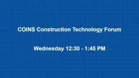 COINS Construction Technology Forum: A Single Platform for the Entire Construction Lifecycle icon