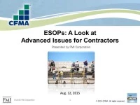 ESOPs: A Look at Advanced Issues for Contractors  icon