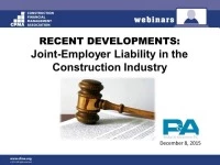 The NLRB's new "Joint-Employer" Ruling and its Impact on the Construction Industry icon