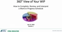 360 View of Your Work In Progress (WIP) - Day 1 icon