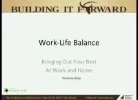 Advanced Session - Work-Life Balance: Bringing Out Your Best at Work & Home icon