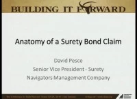Advanced Session - Anatomy of a Surety Bond Claim - The Underwriter's Story icon