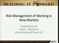 Risk Management of Working in New Markets icon