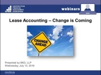 Lease Accounting - Change is Coming icon