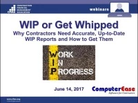 WIP or Get Whipped: Why Contractors Need Accurate, Up-to-Date WIP Reports and How to Get Them icon