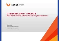 CYBERSECURITY THREATS - Real-World Threats, Offense-Oriented Cyber-Resilience icon