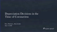 Depreciation Decisions in the time of Coronavirus icon
