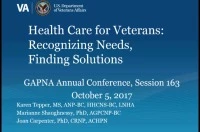 Health Care for Veterans: Recognizing Needs and Finding Solutions icon