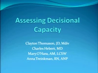 Assessing Decisional Capacity icon