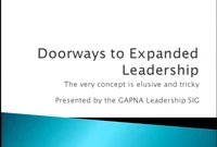 Doorways to Expanded Leadership icon