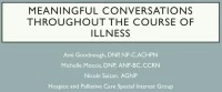Meaningful Conversations throughout the Course of Illness icon