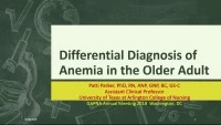 Differential Diagnosis of Anemia in the Older Adult icon