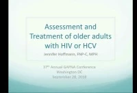 Assessment and Treatment of Older Adults with HIV or HCV icon