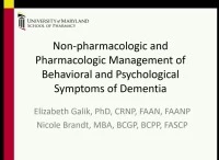 Non-Pharmacologic and Pharmacologic Management of Behavioral and Psychological Symptoms of Dementia in Long-Term Care icon