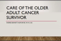 Care of the Older Adult Cancer Survivor icon