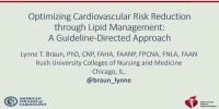 Optimizing Cardiovascular Risk Reduction through Lipid Management icon