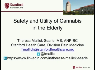 Safety and Utility of Cannabis in the Elderly icon