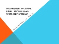 Management of Atrial Fibrillation in the Long-Term Care Setting icon