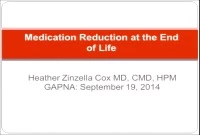 Medication Reduction at the End of Life icon