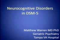 DSM-5 Criteria for Dementia icon