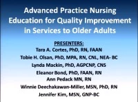 Advanced Practice Nursing Education for Quality Improvement in Services to Older Adults icon