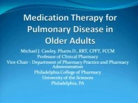 Medication Therapy for Pulmonary Disease in Older Adults icon