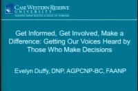 Get Informed, Get Involved, Make a Difference: Getting Our Voices Heard by Those Who Make Decisions icon