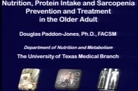 Nutrition, Protein Intake, and Sarcopenia Prevention and Treatment in the Older Adult icon
