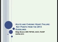 Acute and Chronic Heart Failure: Key Points from 2013 Guidelines icon