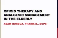 Opioid Therapy and Analgesic Management in Geriatrics icon