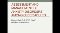 Anxiety Assessment and Management of Anxiety Disorders among Older Adults icon