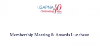 Membership Meeting & Awards Luncheon icon