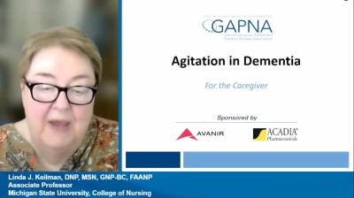 Agitation in Alzheimer's - for the Caregiver icon