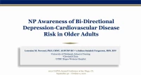 NP Awareness of Bi-Directional Depression Cardiovascular Disease Risk in Older Adults icon
