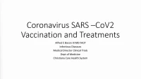 COVID Vaccines and Treatments icon