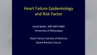 Heart Failure Epidemiology and Risk Factors & Clinical Assessment: Diagnosis and Comorbidities icon