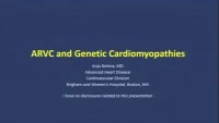 Cardiomyopathies IV: ARVC and inherited icon