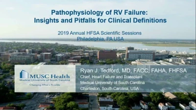 Defining RV Failure: Pathophysiology and Clinical Perspectives icon