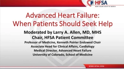 Advanced Heart Failure:  When Patients Should Seek Help icon