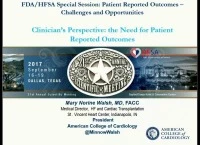 FDA/HFSA Special Session: Patient Reported Outcomes - Challenges and Opportunities icon