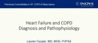 Pulmonary Comorbidities of HF: COPD and Sleep Apnea  icon