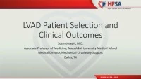 LVAD Patient Selection and Clinical Outcomes icon
