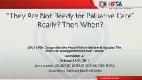 "They Are Not Ready for Palliative Care” Really? Then When? icon